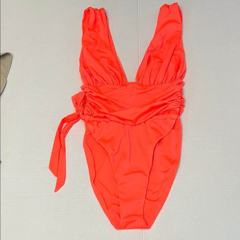 HAH HOT AS HELL + FREE PEOPLE CUT TO THE CHASE ONE PIECE SWIMSUIT MEDIUM - Picture 2 of 16